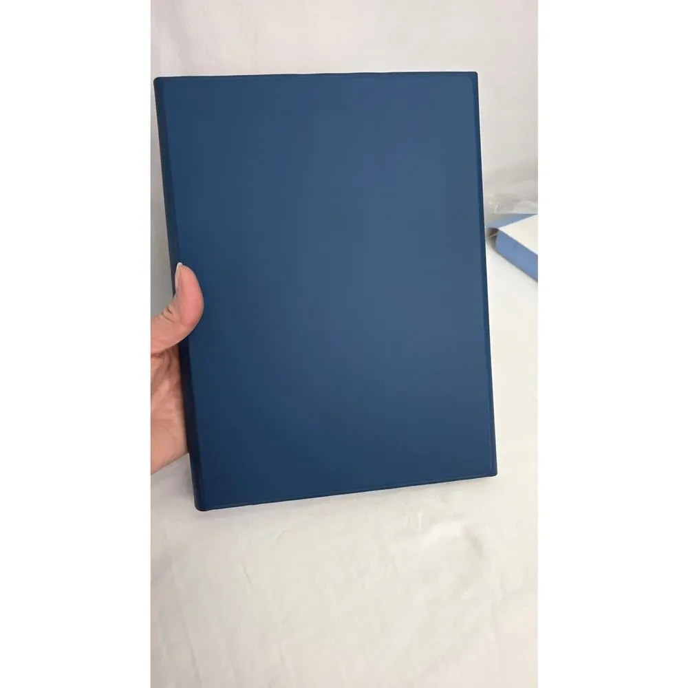 Navy Blue Case with Keyboard Folio Cover Compatible for iPad 11th 10th Gen